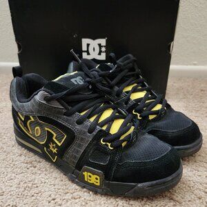 DC Shoes Frenzy TP x Travis Pastrana Black Yellow Sneakers Men's 11